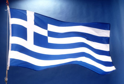 flags in greece